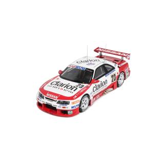 Nissan NISMO GT-R LM WHITE K. HOSHINO / M. HASEMI / T. SUZUKI 1996 OttO mobile 1:18 Resinemodell (Türen, Motorhaube... nicht zu öffnen!)